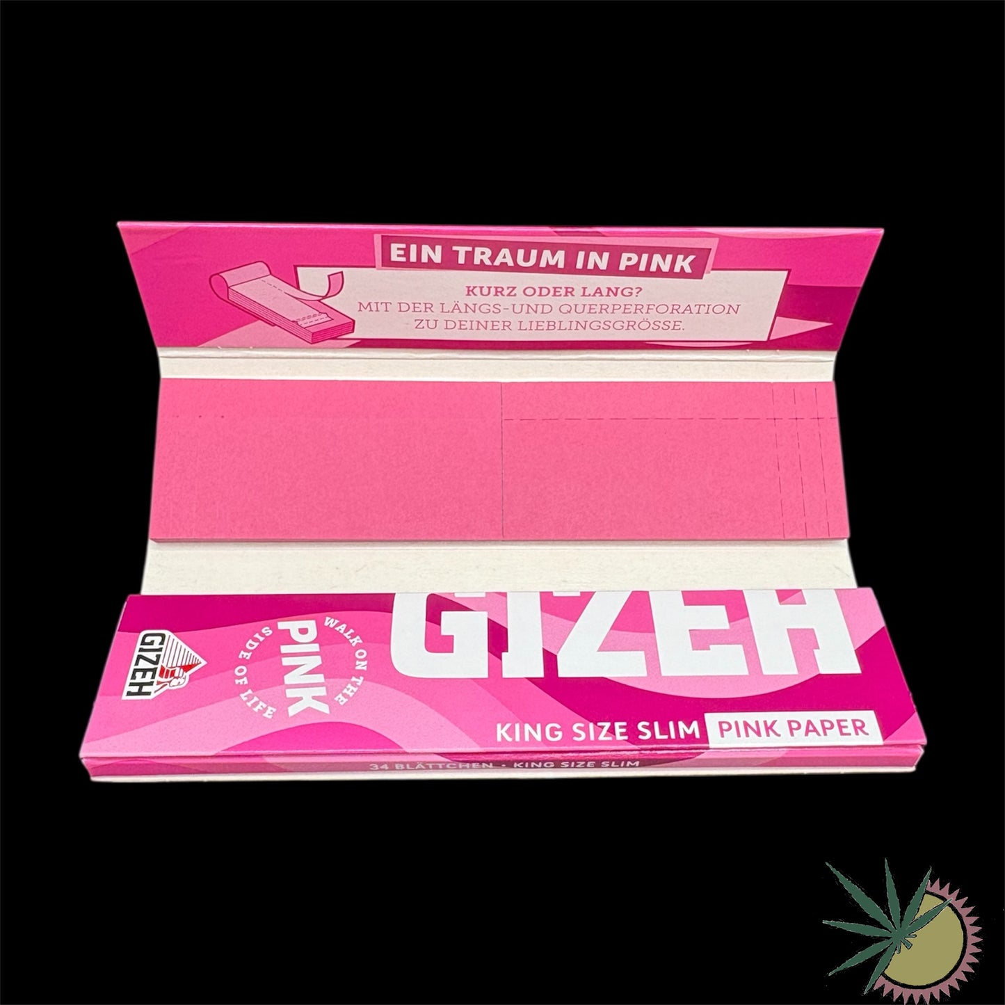 Gizeh Extra Fine Longpapers Pink King Size Slim + Filtertips