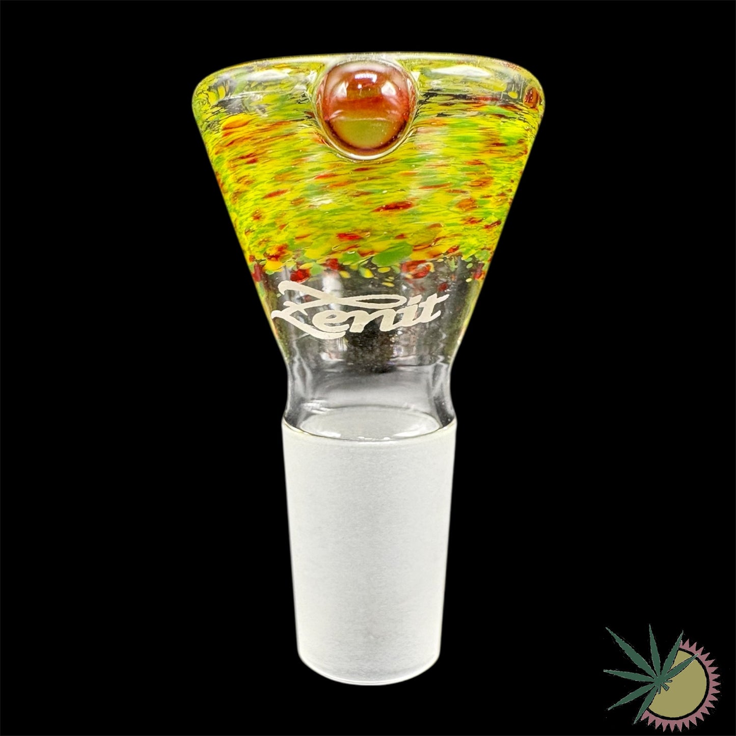 Zenit Bongkopf Rot-Gelb-Grünes Granulat 18.8er Schliff Turbo