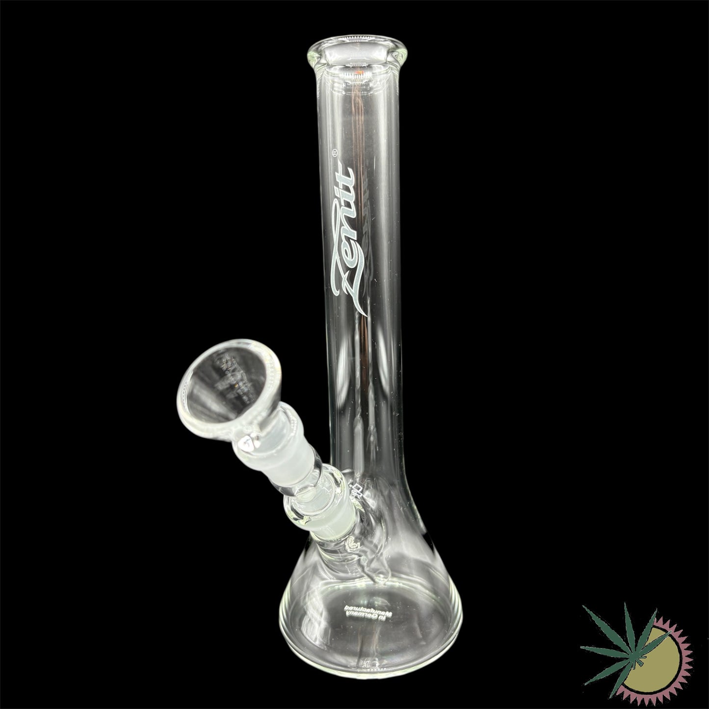 Zenit Bong Mini Beaker 14.5er Schliff Sandgestrahltes Logo 23.5cm