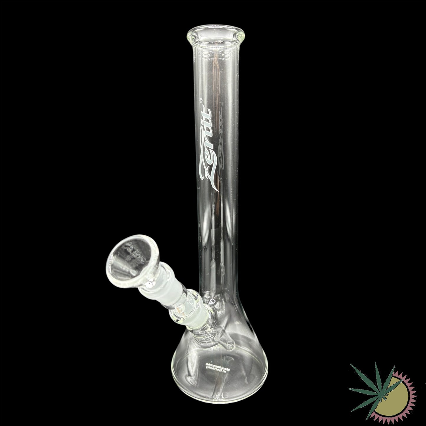 Zenit Bong Mini Beaker 14.5er Schliff Sandgestrahltes Logo 25.5cm