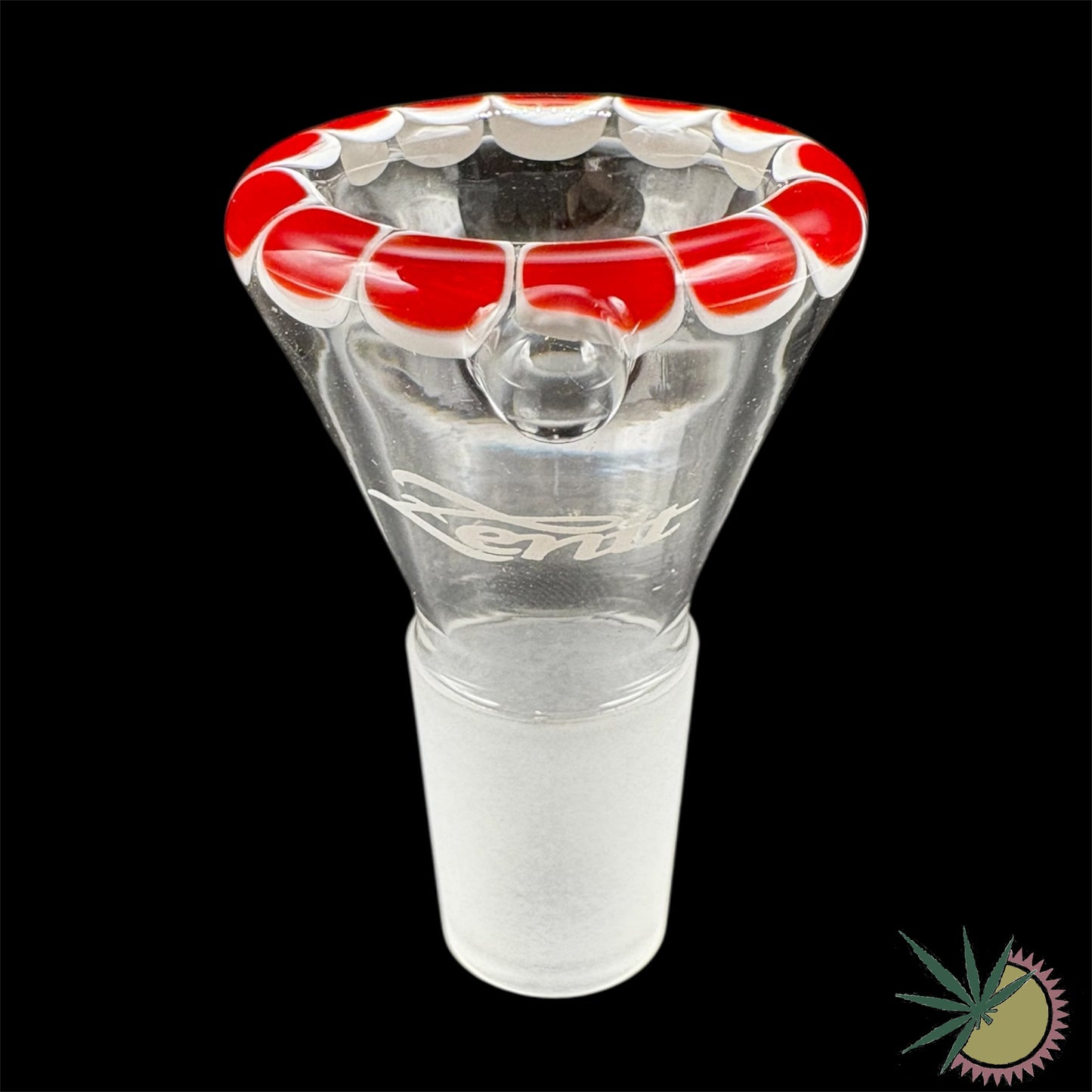 Zenit Bongkopf Rot-Weißes Rasta 18.8er Schliff Turbo