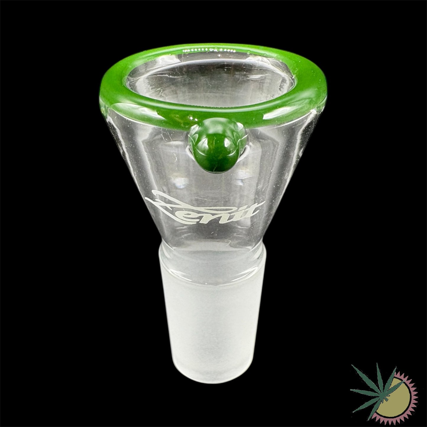 Zenit Bongkopf Grüner Farbrand 18.8er Schliff Turbo