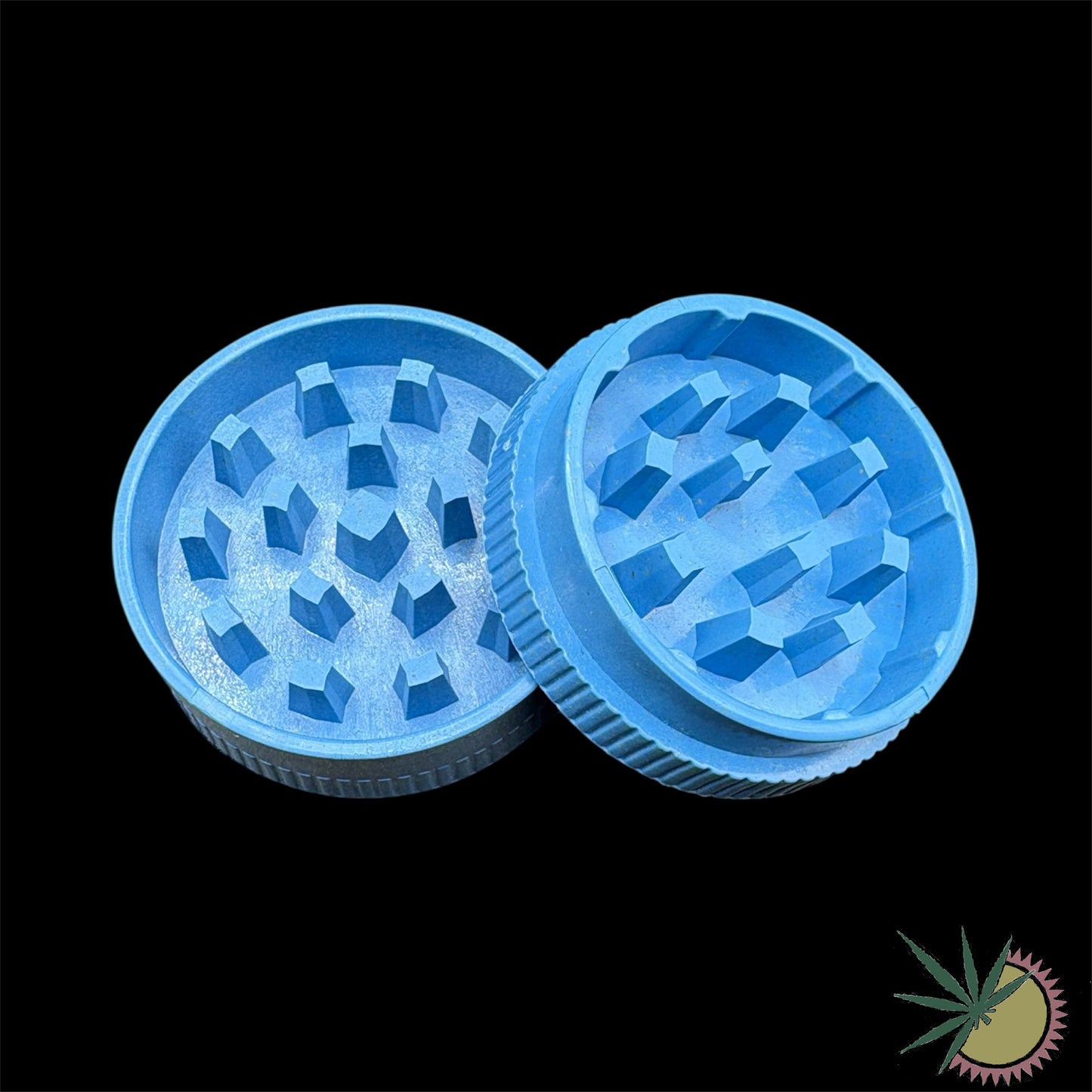 Grinder 2-teilig Basic Ø55mm aus Kunststoff mit organischem Anteil verschiedene Farben