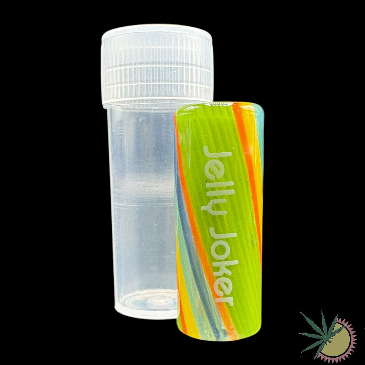 JellyJoker Spiral-Tip Multicolor #2 Ø12mm aus Glas 7-Loch