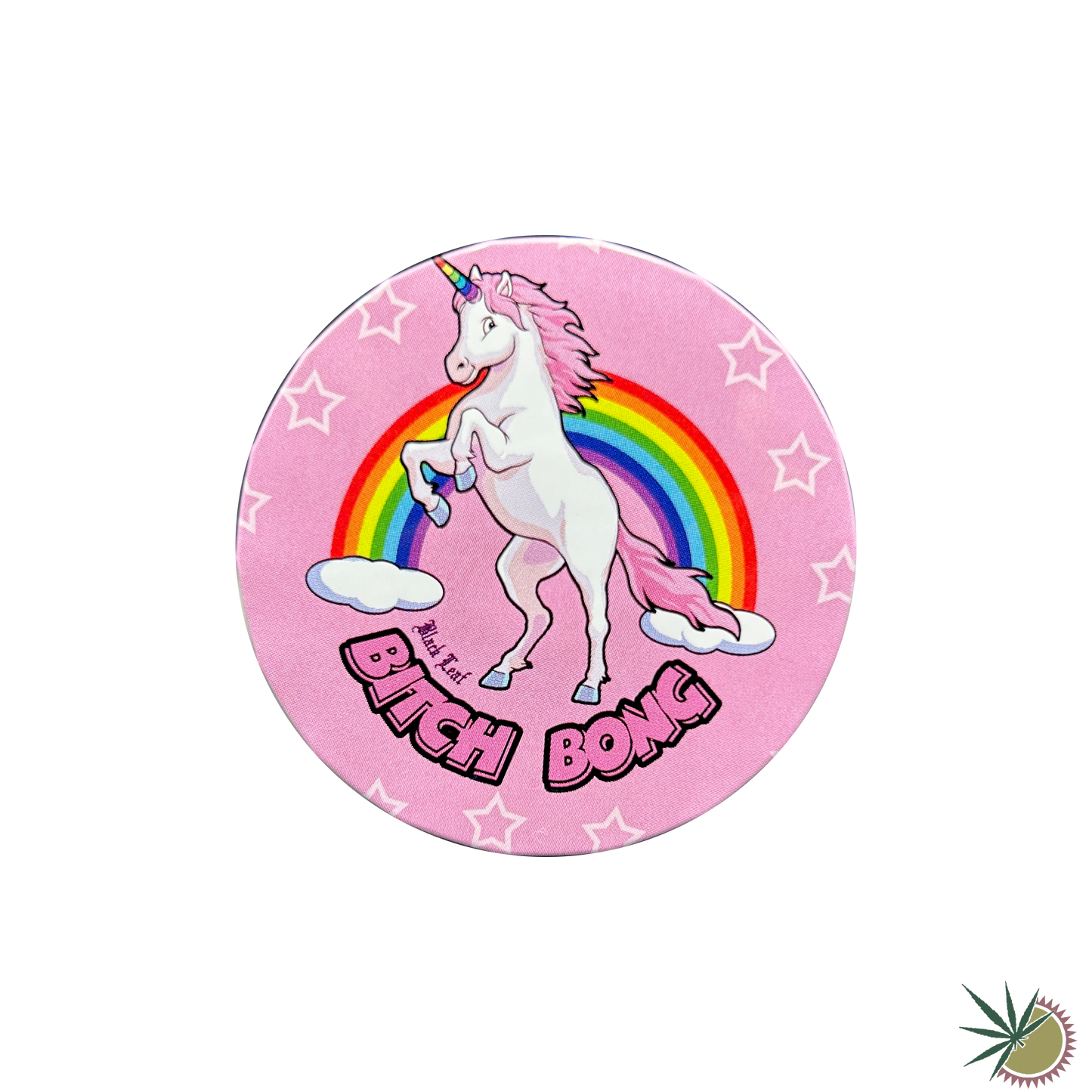 Black Leaf Metalldose "B!tch Bong" rund Ø55mm