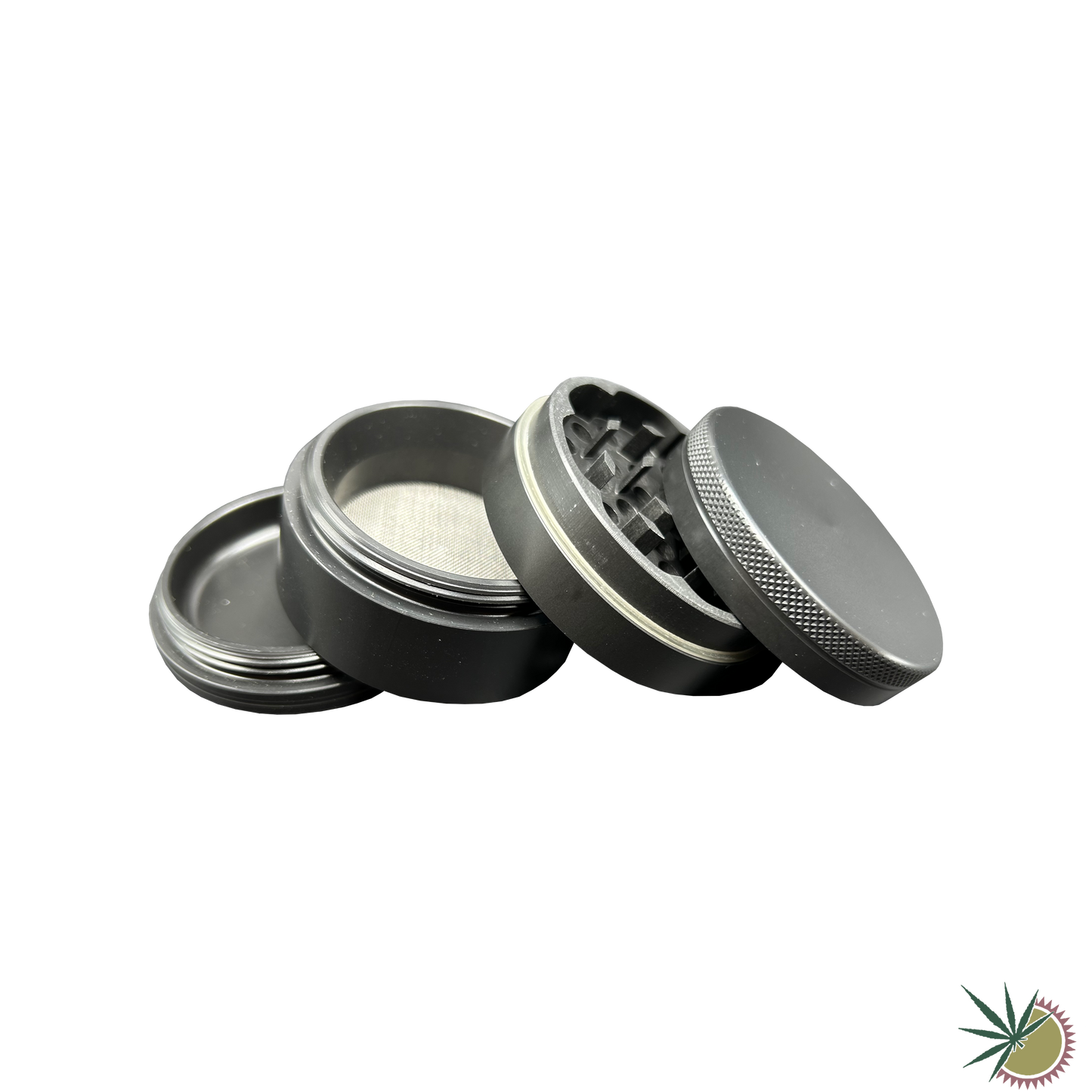 Grinder 4-teilig "Anodisiert" Ø56mm aus gehärtetem Metall