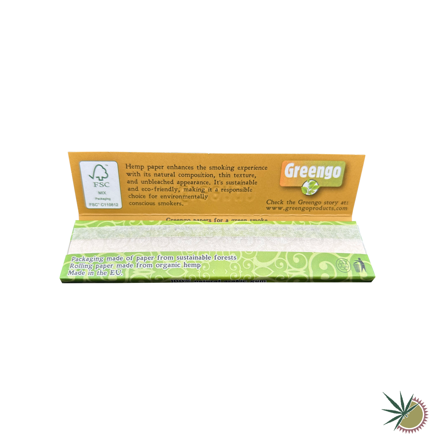 Greengo Longpapers Hemp aus Hanf King Size Slim