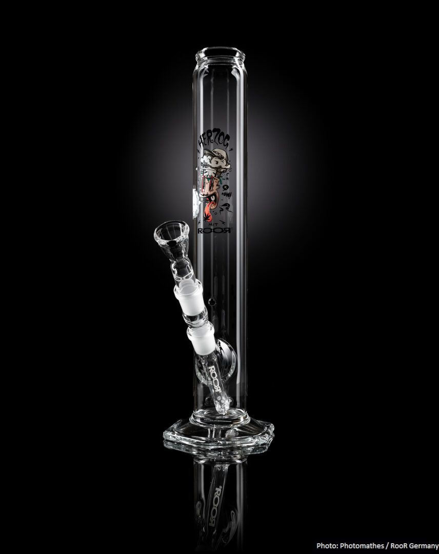 RooR x Herzog 2.0 Bong 500er 18.8er Schliff 3mm 37cm