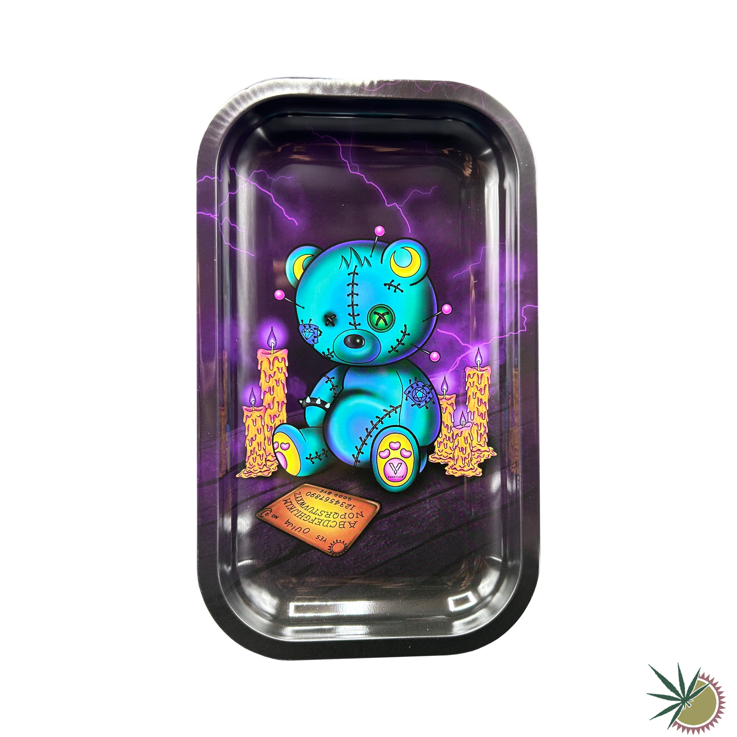Tray "Scary Bear" aus Metall 27x16cm