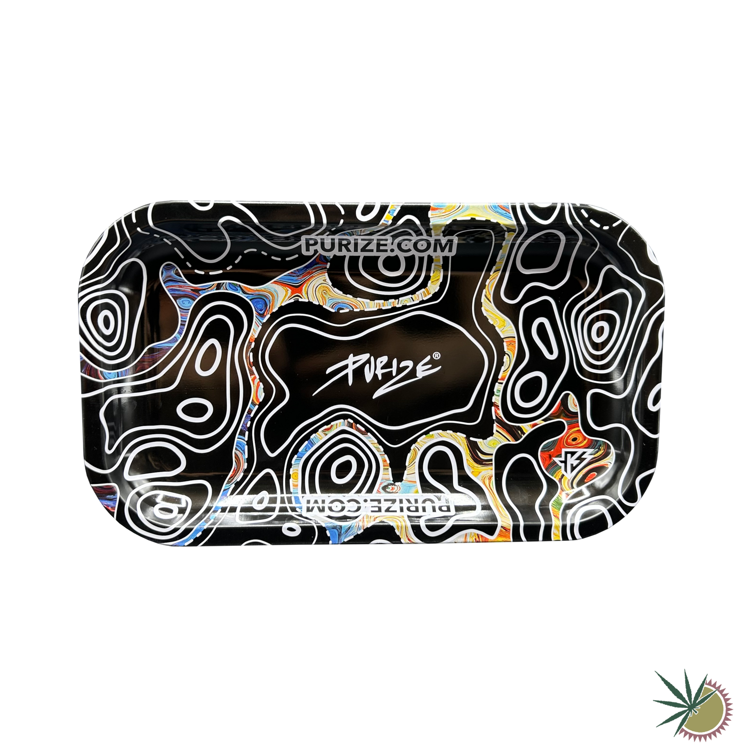 Bauunterlage Purize "Dark Sketch" aus Metall 27x16cm