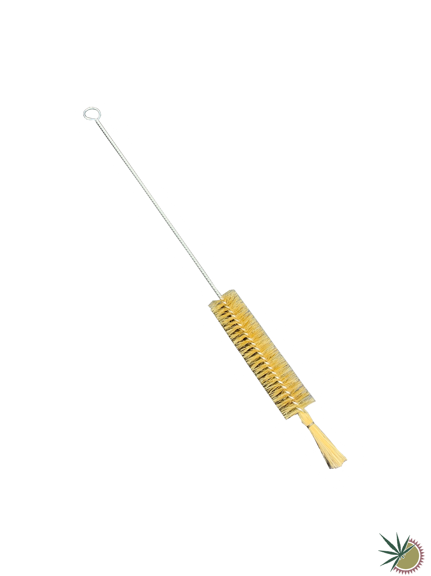 Bürste für Diffusoren/Chillums 18.8 Naturhaar mit Puschel 30cm - THC Headshop