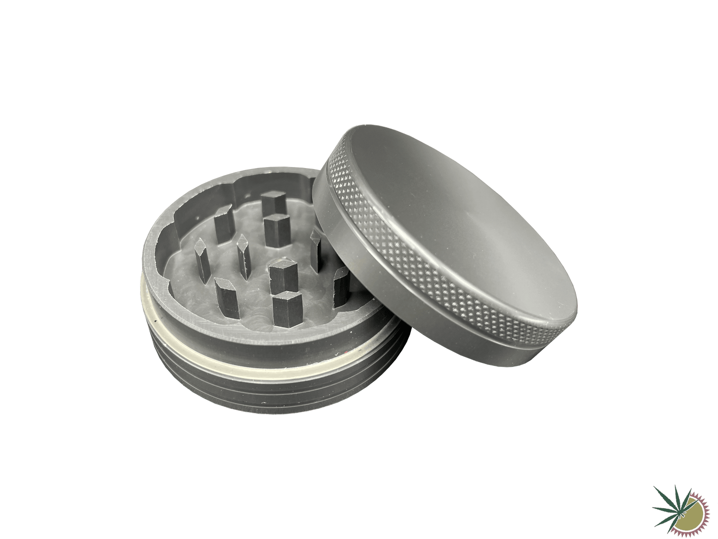 Grinder 2-teilig "Anodisiert" Ø50mm aus gehärtetem Metall - THC Headshop