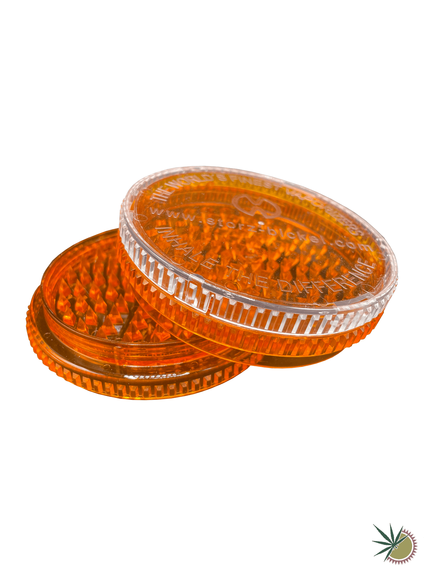 Grinder 2-teilig "Storz und Bickel" Ø90mm aus Kunststoff - THC Headshop