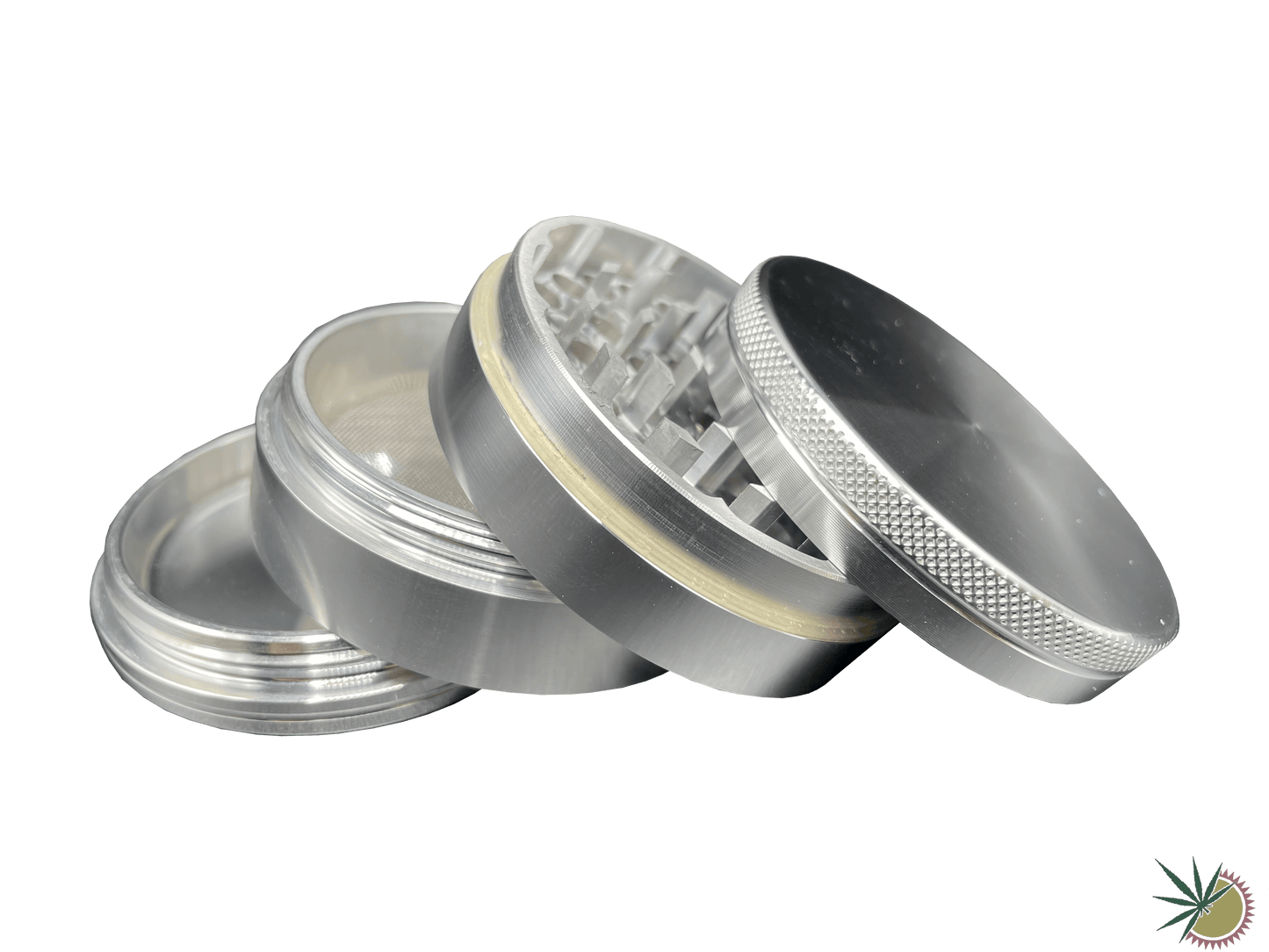 Grinder 4-teilig "Basic" Ø63mm aus Metall - THC Headshop