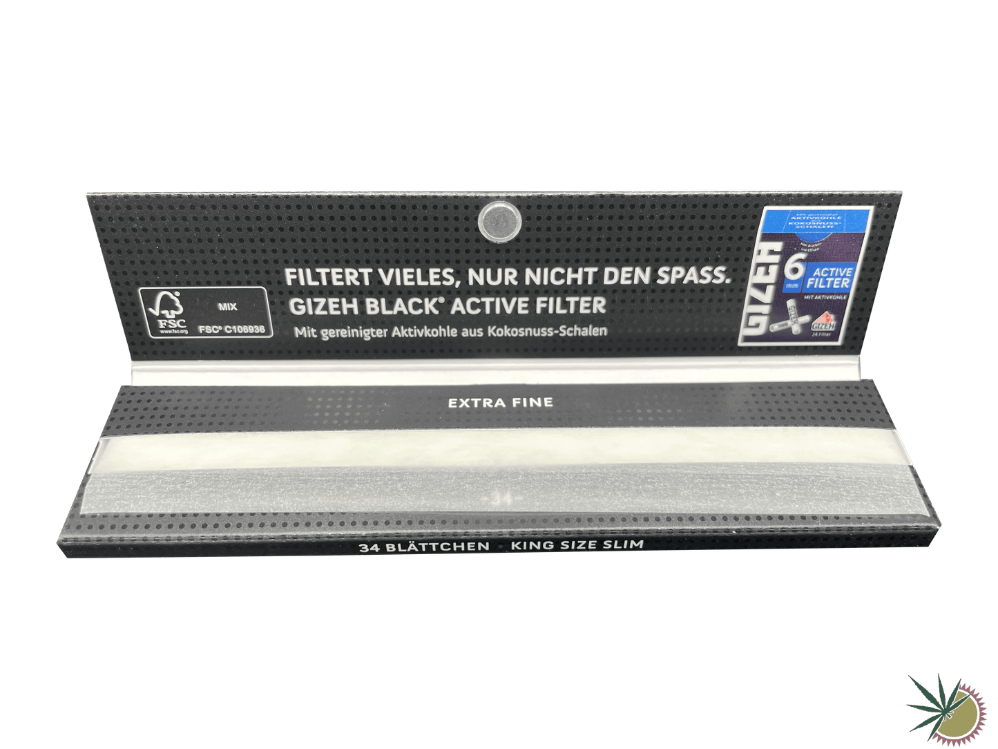 Gizeh Black Longpapers King Size Slim - THC Headshop