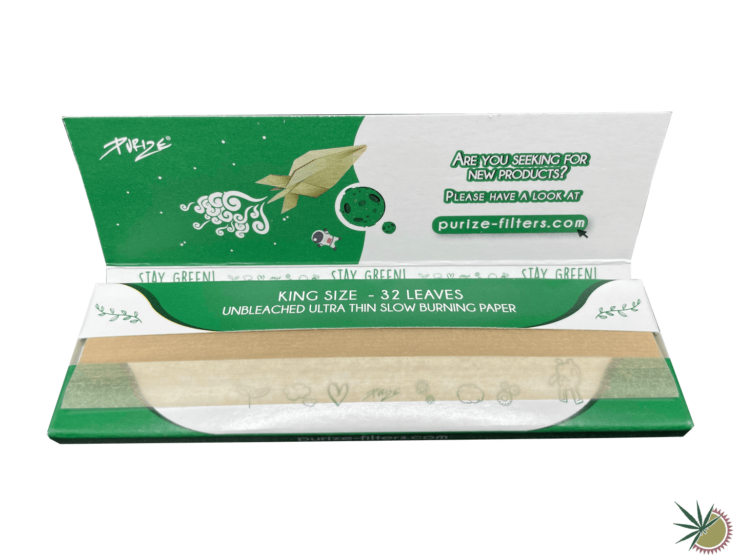 Purize Longpapers ungebleicht King Size - THC Headshop