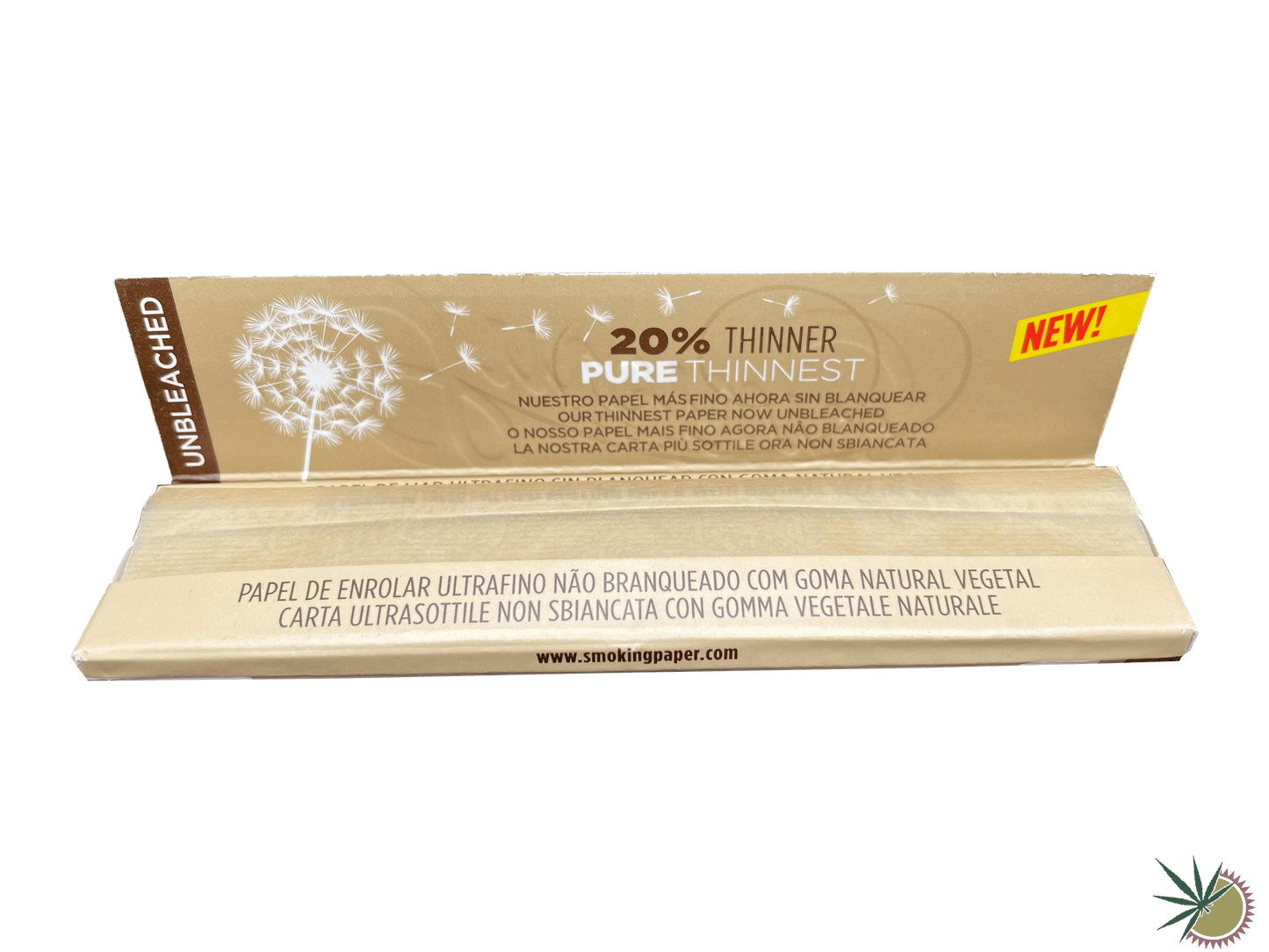 Smoking Thinnest Brown Longpapers ungebleicht King Size Slim - THC Headshop