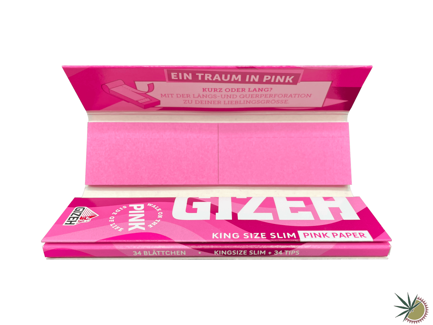 Gizeh Pink Longpapers + Tips King Size Slim - THC Headshop