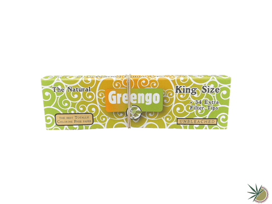 Greengo Longpapers ungebleicht + Tips King Size - THC Headshop