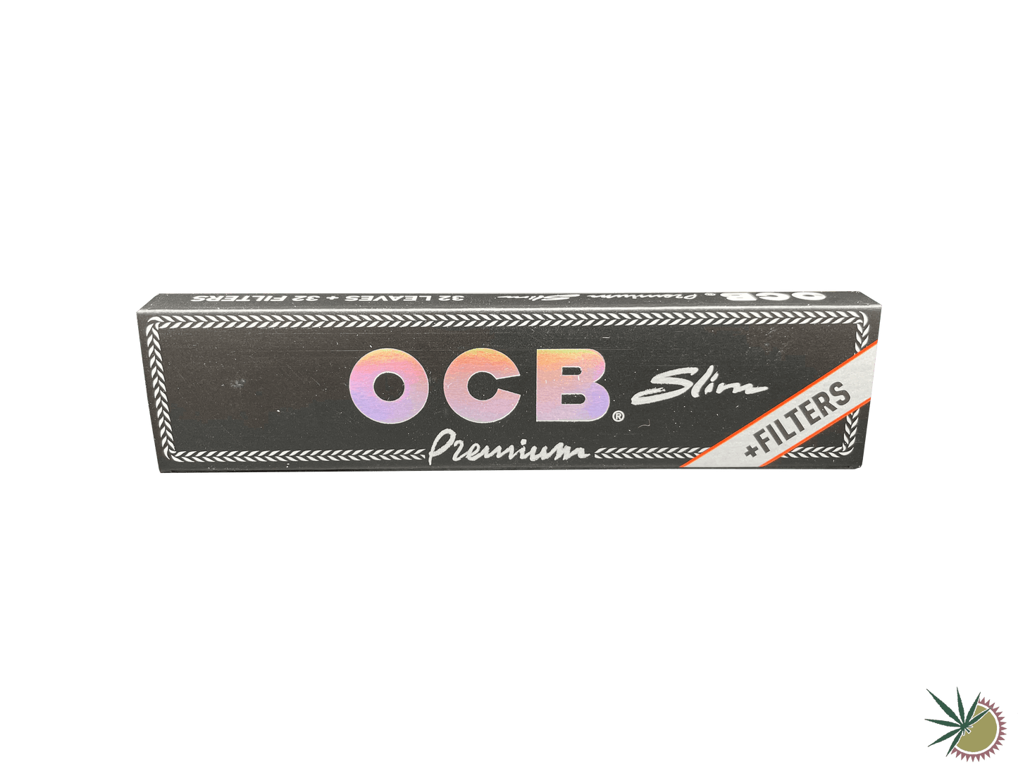 OCB Black Longpapers + Tips King Size Slim - THC Headshop