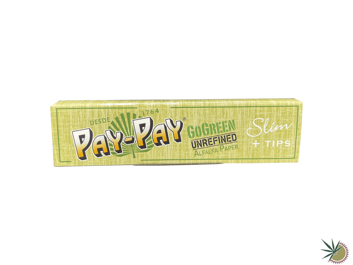 Pay-Pay Grüne Longpapers aus Alfalfa + Tips King Size Slim - THC Headshop