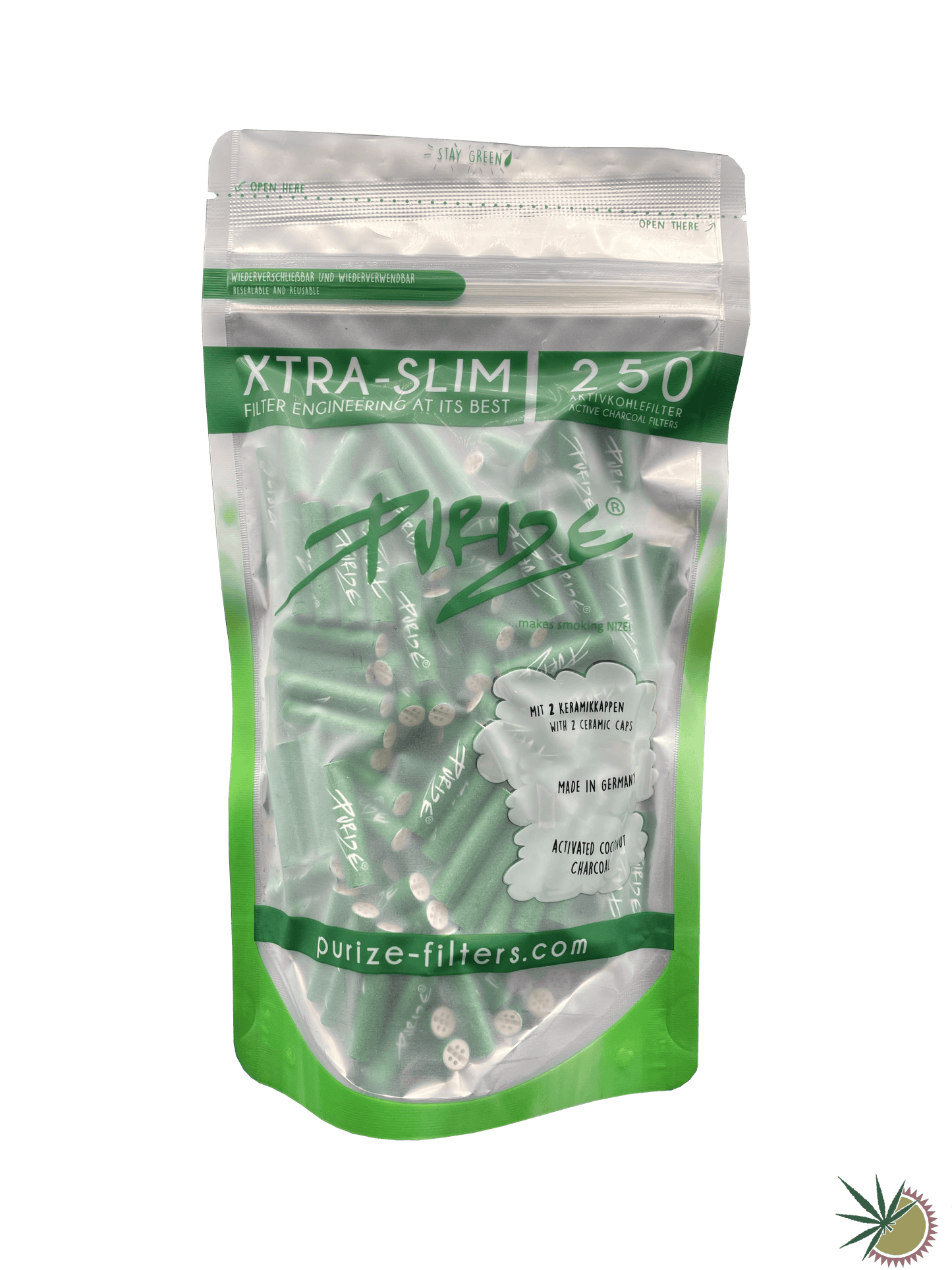 Purize Aktivkohlefilter Ø5,9mm Xtra Slim 1 Packung á 250 Stück verschiedene Farben - THC Headshop