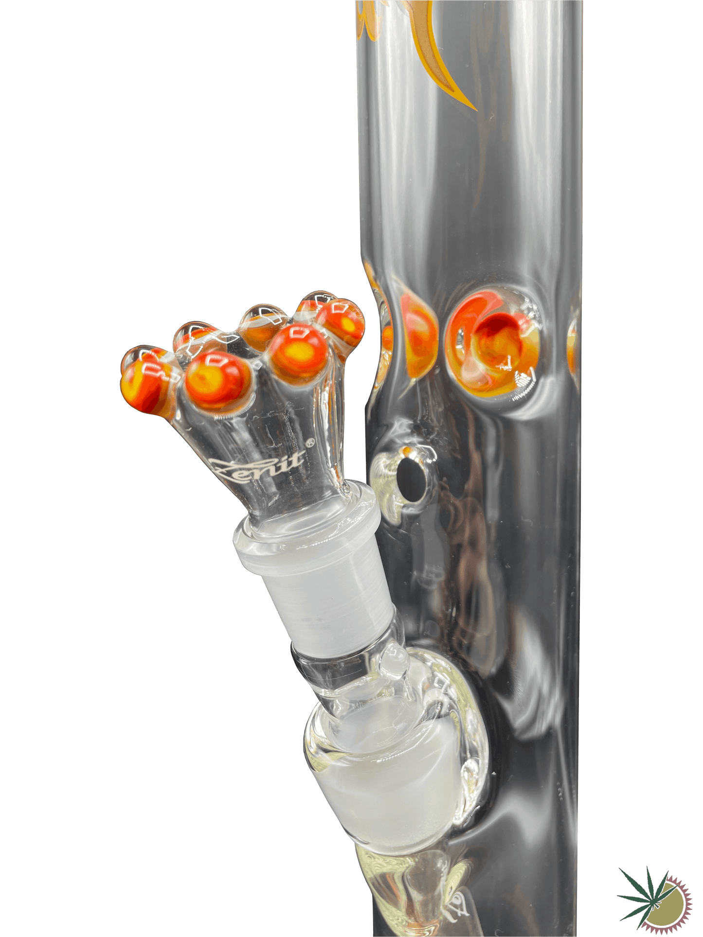 Zenit x Bowantri Custom Bong 18.8er Schliff 5mm 48cm mit Kickloch - THC Headshop