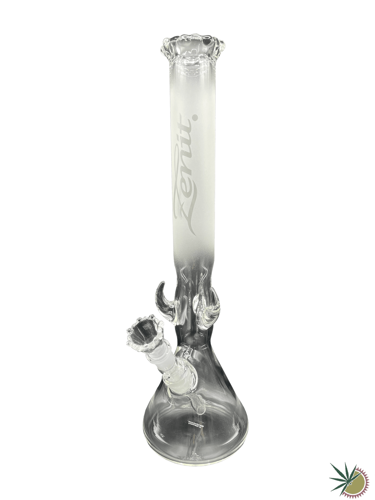 Zenit Bong 18.8er Schliff "Viking Beaker" 5mm 40cm Mega-Cut - THC Headshop