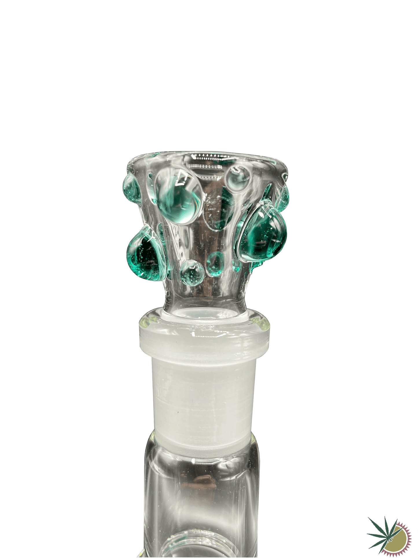Zenit Bong 18.8er Schliff "Custom Inlinebong/Querrohr Teal" 3.5mm 39cm - THC Headshop