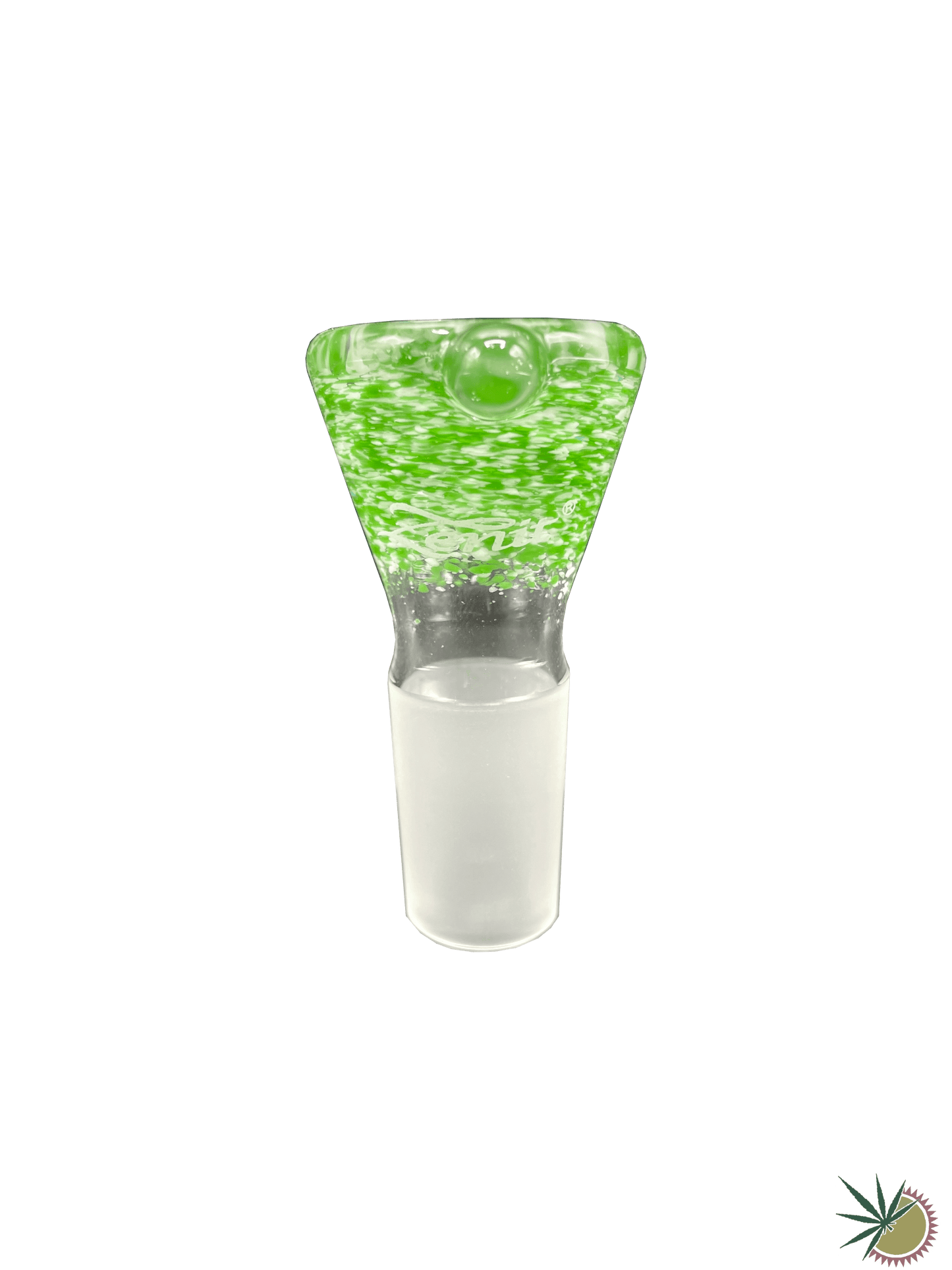Zenit Bongkopf "Grün-weißes Granulat" 18.8er Schliff Turbo - THC Headshop