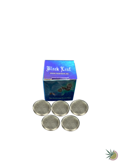 Black Leaf Schüsselsiebe aus Metall verschiedene Größen 1 Packung á 5 Siebe