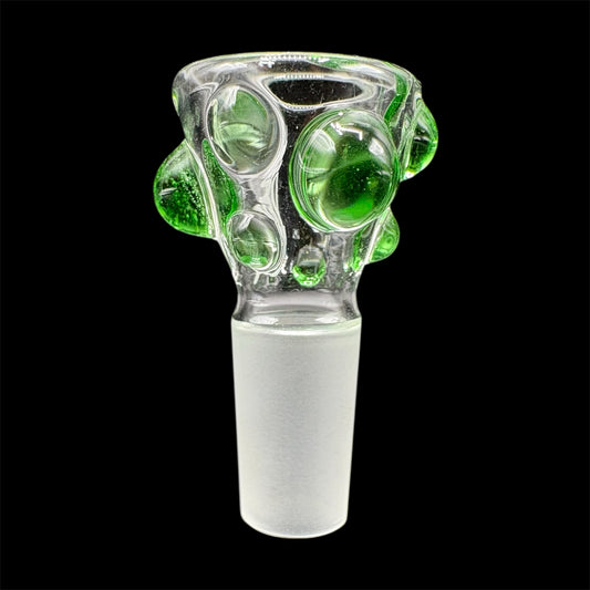 Zenit Bongkopf Grüne Bobbles 14.5er Schliff Turbo