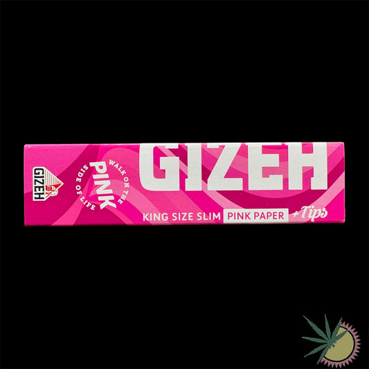 Gizeh Extra Fine Longpapers Pink King Size Slim + Filtertips