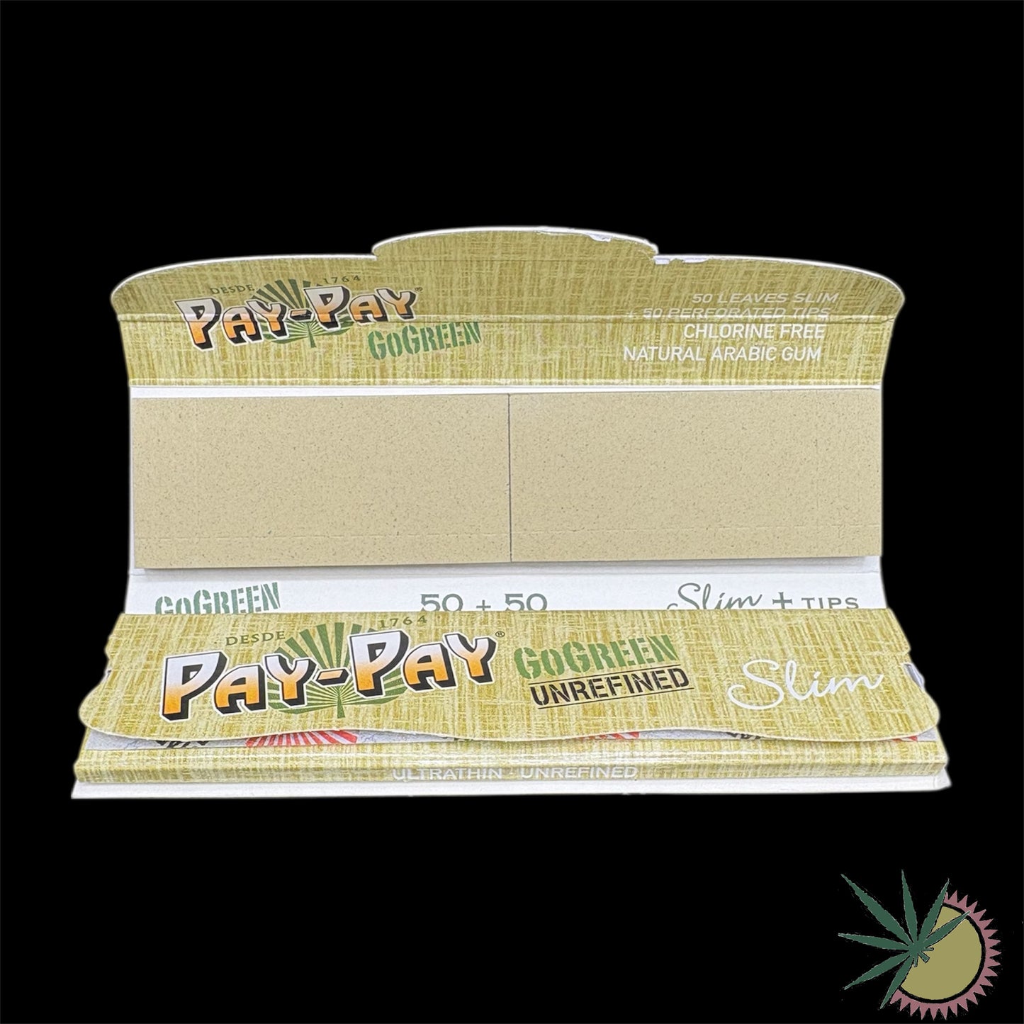 Pay-Pay Longpapers Grün aus Alfalfa King Size Slim + Filtertips