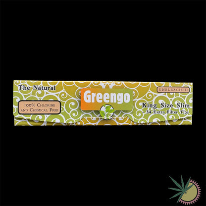 Greengo Longpapers ungebleicht King Size Slim + Filtertips