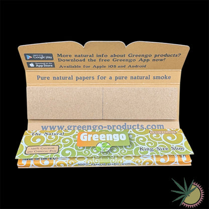 Greengo Longpapers ungebleicht King Size Slim + Filtertips