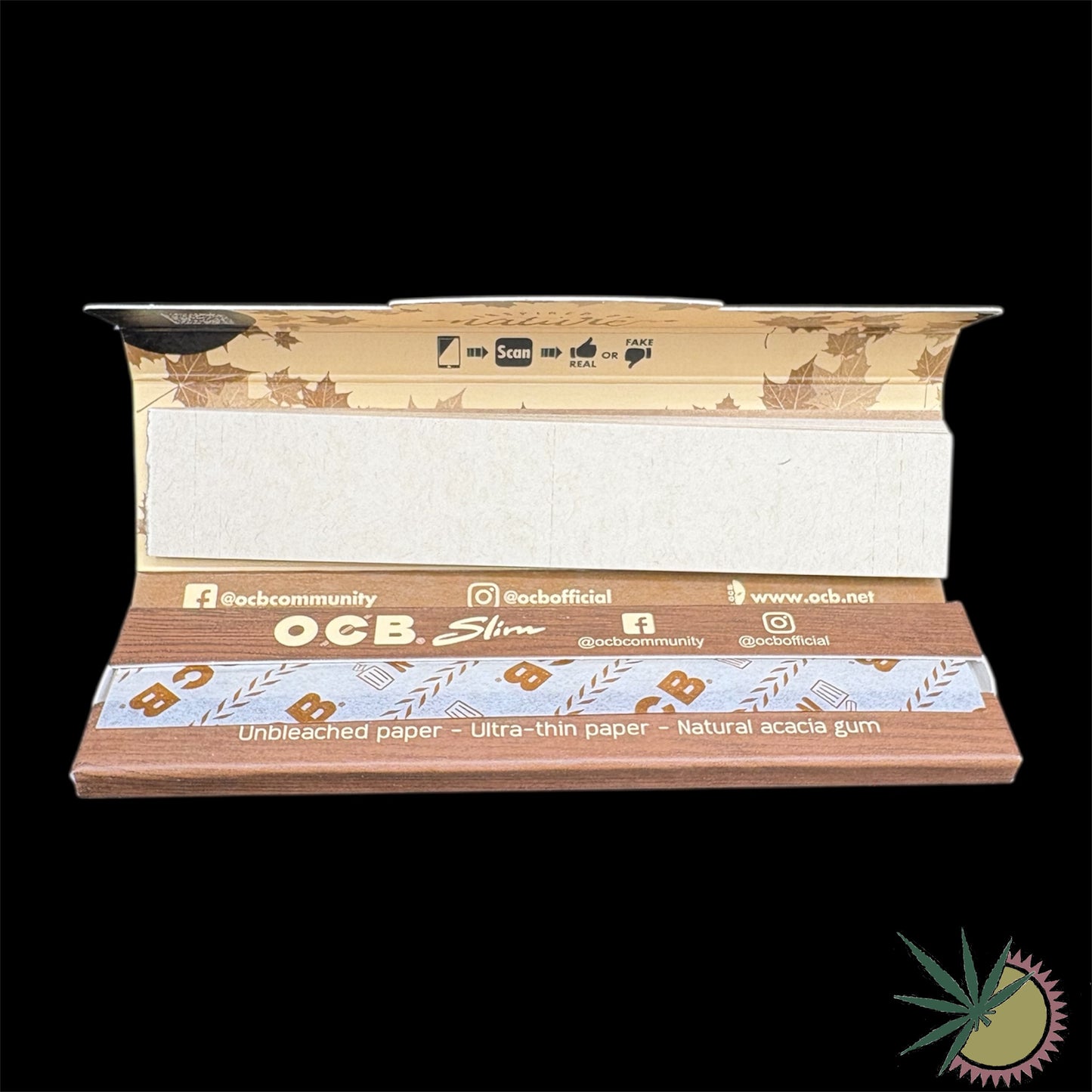 OCB Longpapers ungebleicht + Tips King Size Slim