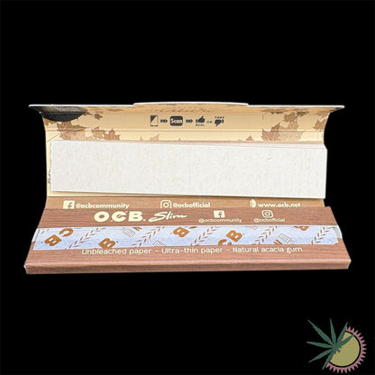 OCB Longpapers ungebleicht + Tips King Size Slim