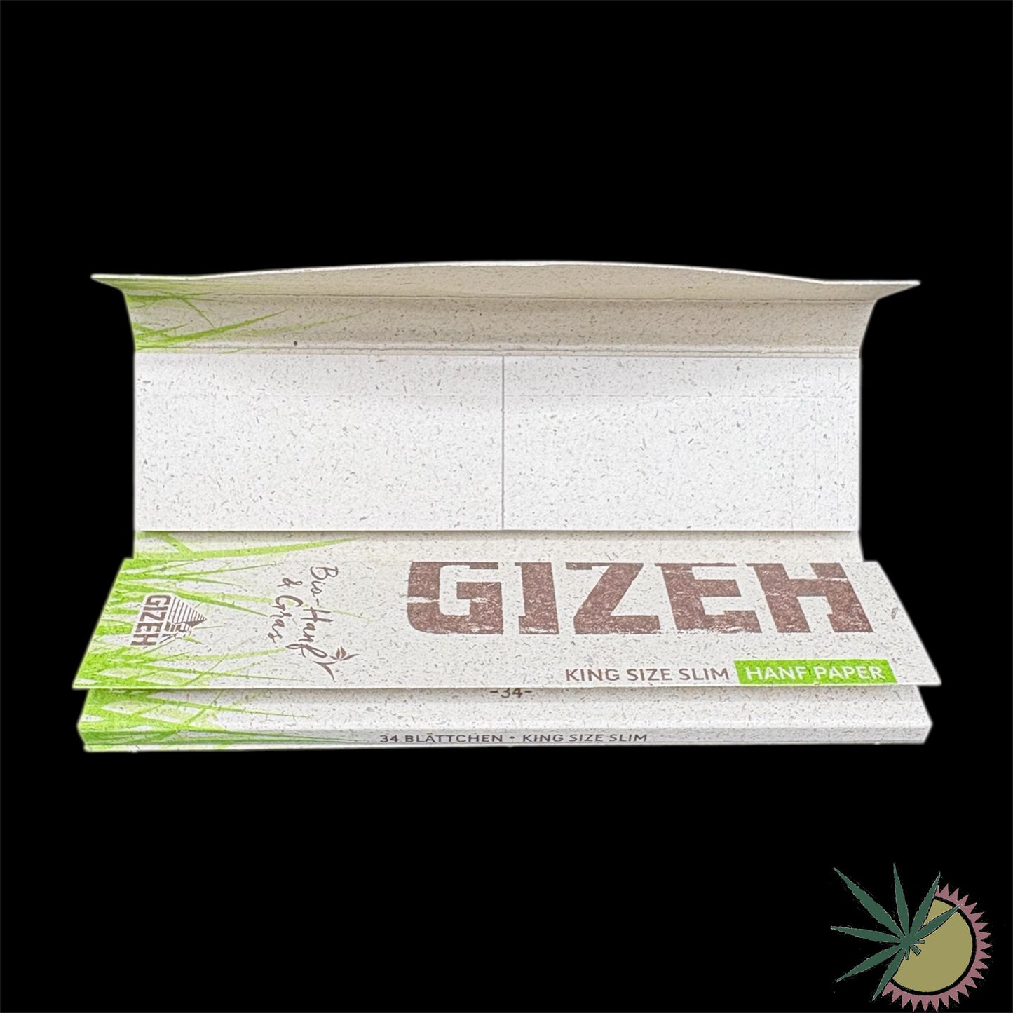 Gizeh Hanf&Gras Longpapers aus Hanf King Size Slim + Filtertips