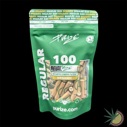 Purize Aktivkohlefilter Ø9mm Regular 1 Packung á 100 Stück verschiedene Farben