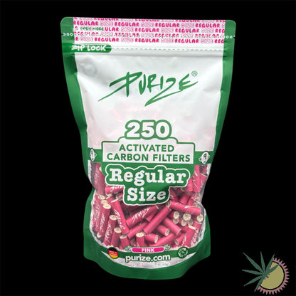 Purize Aktivkohlefilter Ø9mm Regular 1 Packung á 250 Stück verschiedene Farben