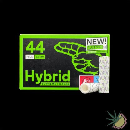 Hybrid Supreme Zellstoff-Aktivkohlefilter Ø8.2mm 1 Packung á 44 Stück Weiß