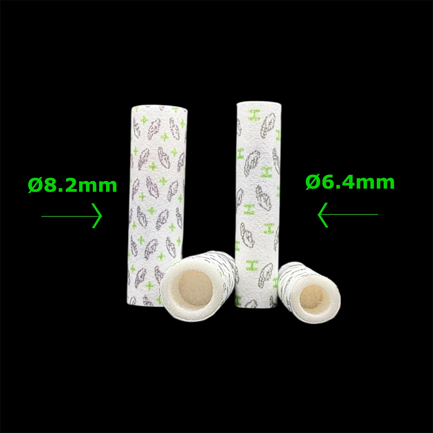 Hybrid Supreme Zellstoff-Aktivkohlefilter Ø6.4mm 1 Packung á 55 Stück verschiedene Farben