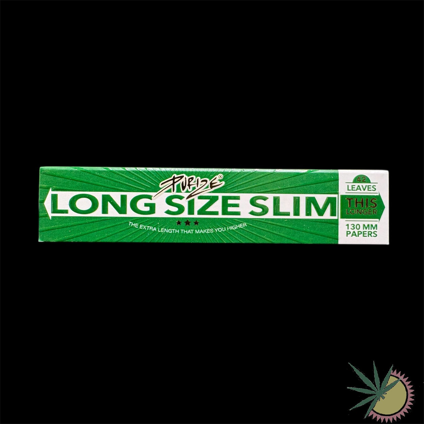 Purize Longpapers ungebleicht Long Size Slim 130mm (Extra lang)