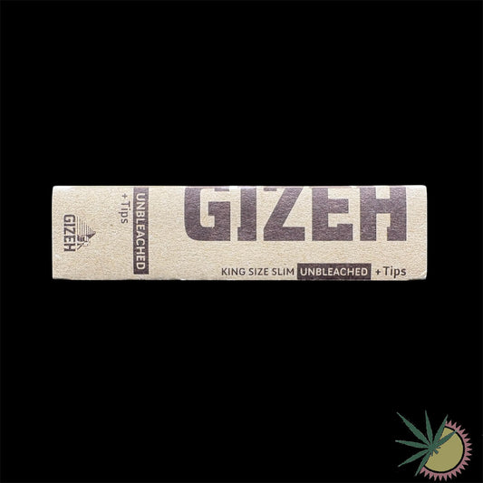 Gizeh Extra Fine Longpapers ungebleicht King Size Slim + Filtertips