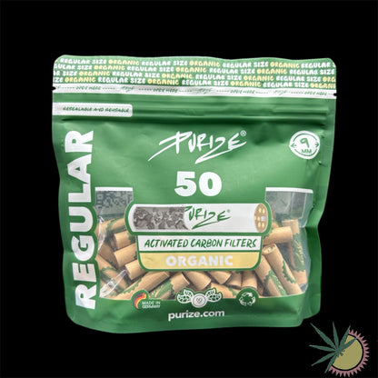 Purize Aktivkohlefilter Ø9mm Regular 1 Packung á 50 Stück verschiedene Farben