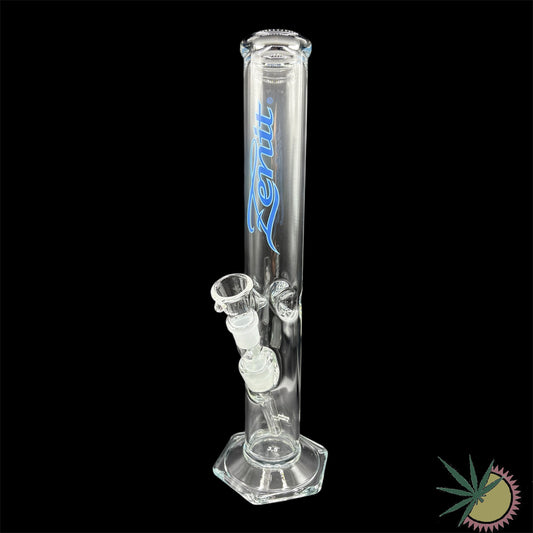 Zenit Bong 500er 18.8er Schliff Blaues Logo 3.5mm 38cm Eisnasen Megacut