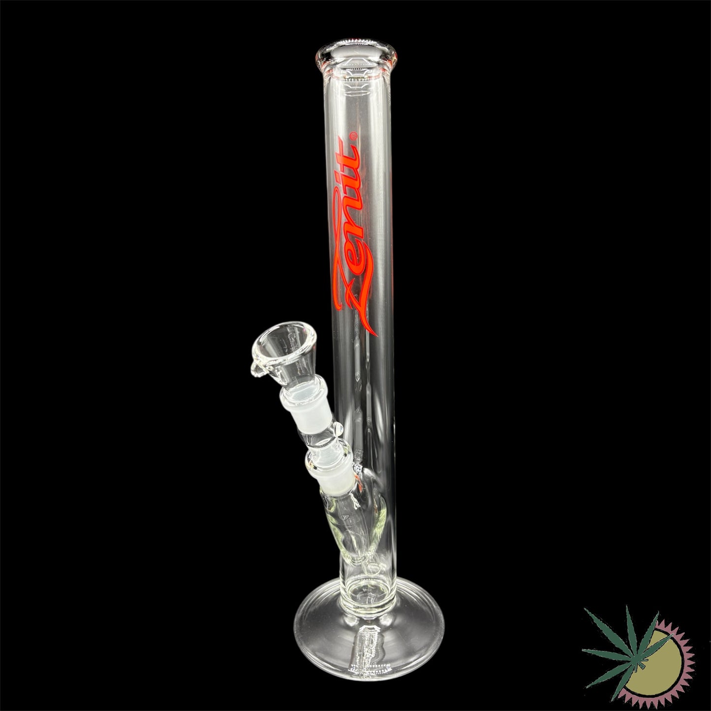 Zenit Bong 18.8er Schliff Rotes Logo 3.5mm 39cm Rundfuß