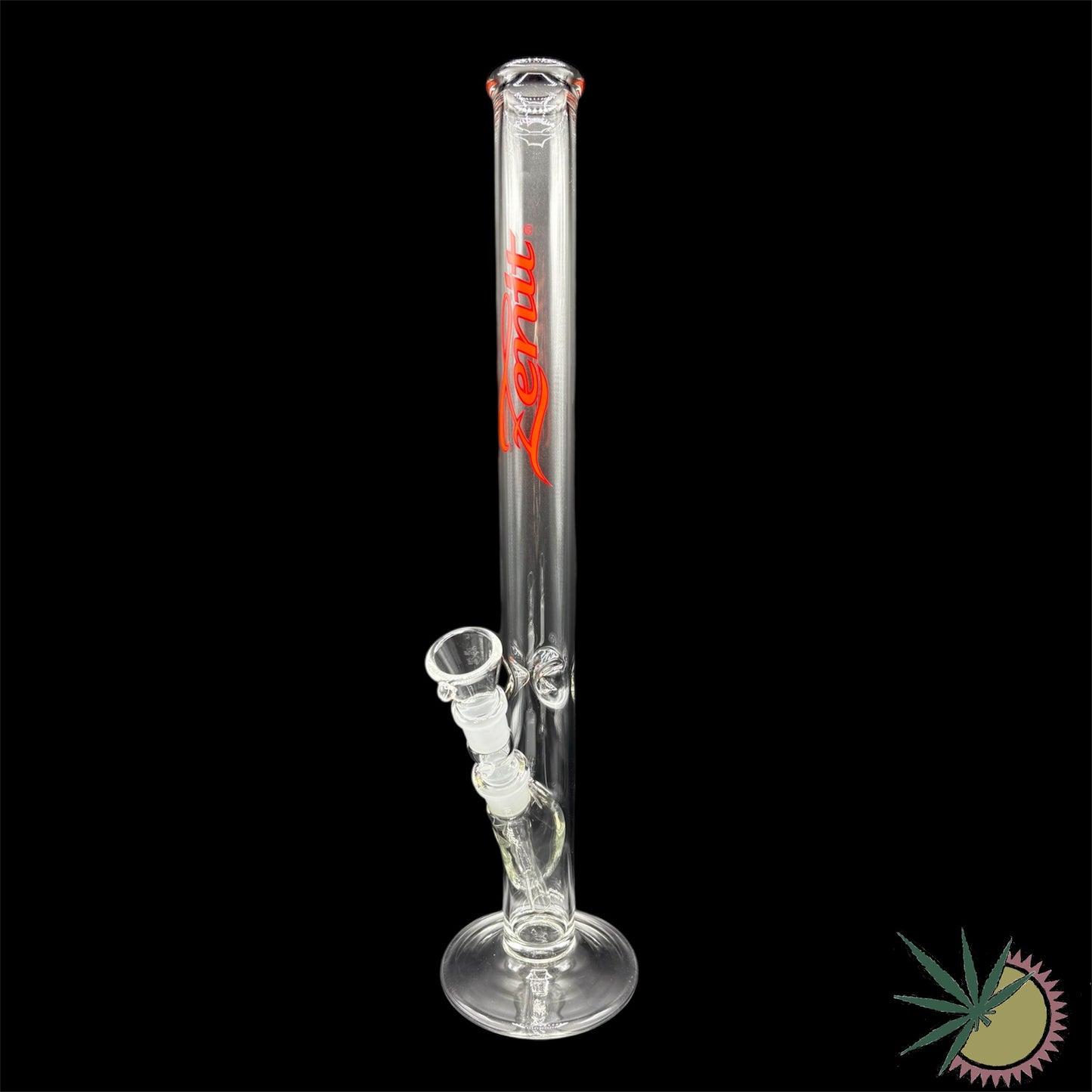 Zenit Bong 18.8er Schliff Rotes Logo 3.5mm 48cm Eisnasen Rundfuß