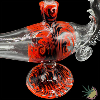 Zenit Dab Rig Custom 14.5er Schliff "Wunderlampe" mit Farbsection + Banger